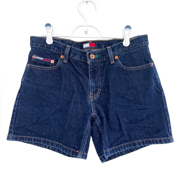 90s Tommy Jeans Denim Shorts Classic Vintage 1990s Y2K Tommy Hilfiger - Picture 10 of 11